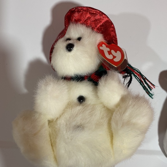 5 Xmas beanies.   All retired and rare.  Perfect condition. - Picture 3 of 7